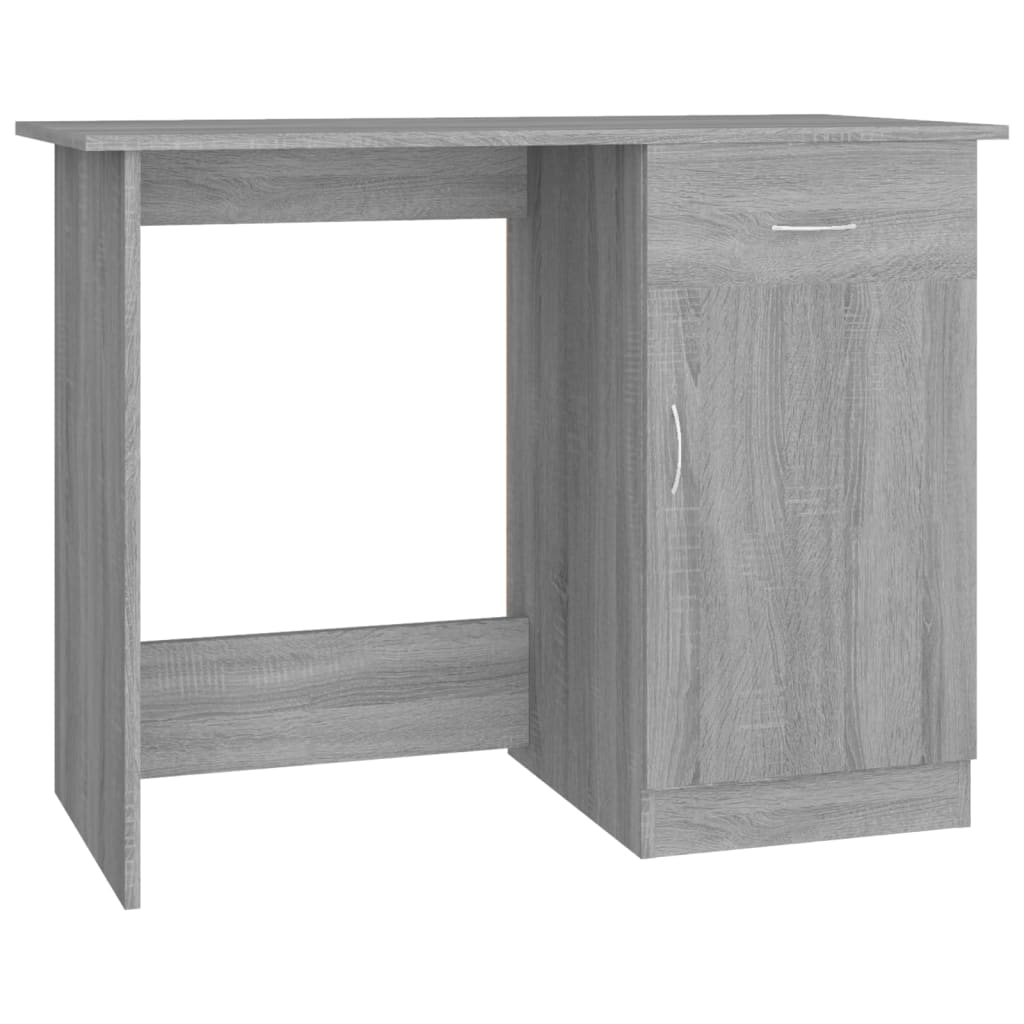 vidaXL Psací stůl šedý sonoma 100 x 50 x 76 cm kompozitní dřevo