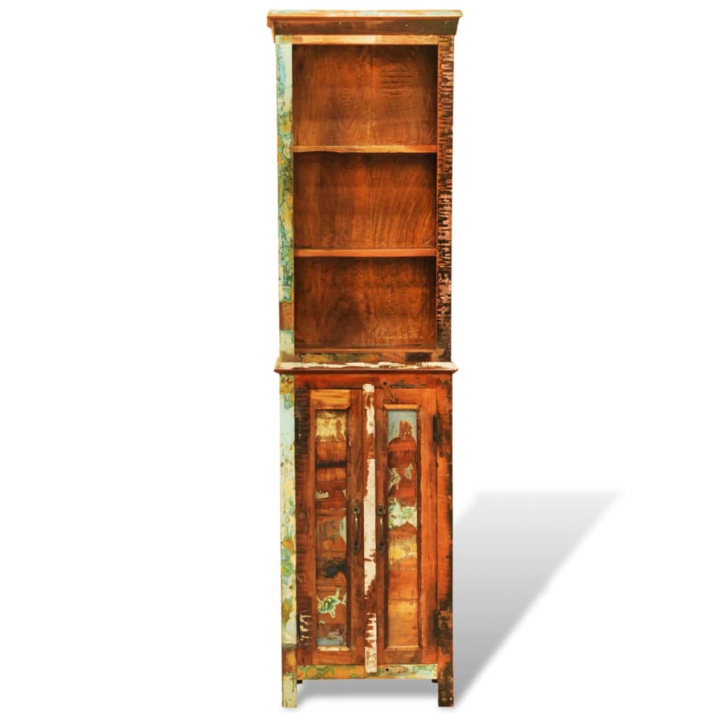 vidaXL Knihovna recyklované masivní dřevo vintage