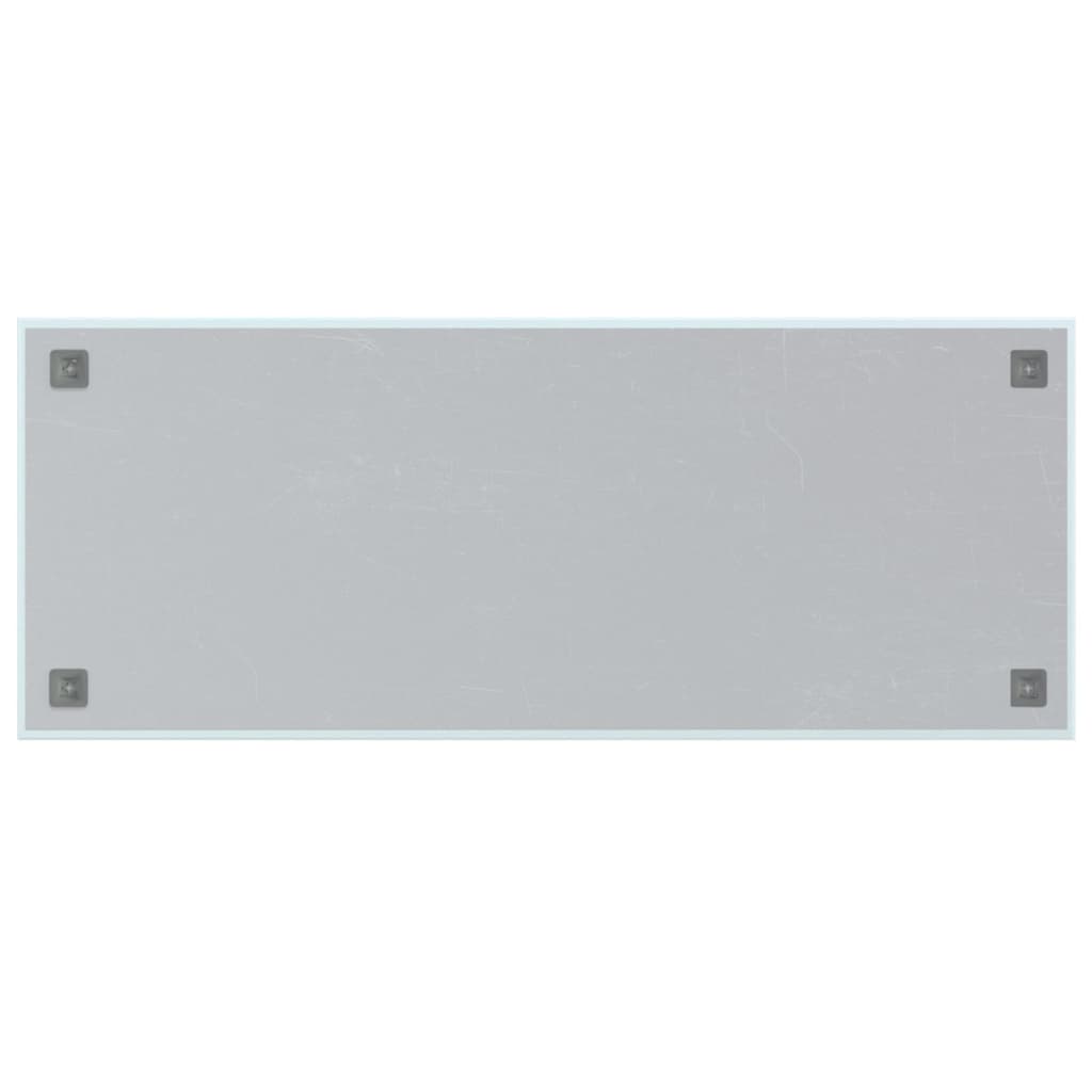 vidaXL Nástěnná magnetická tabule bílá 100 x 40 cm tvrzené sklo