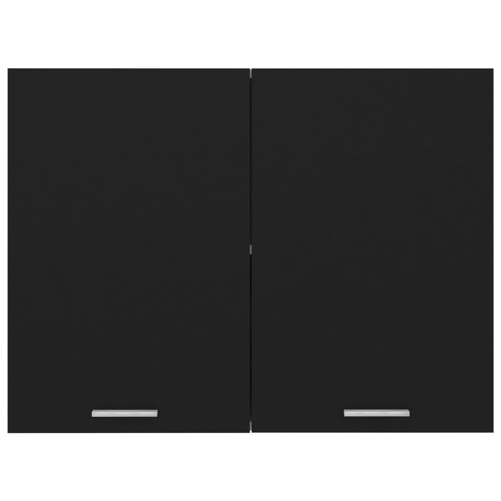 vidaXL Horní skříňka černá 80 x 31 x 60 cm dřevotříska