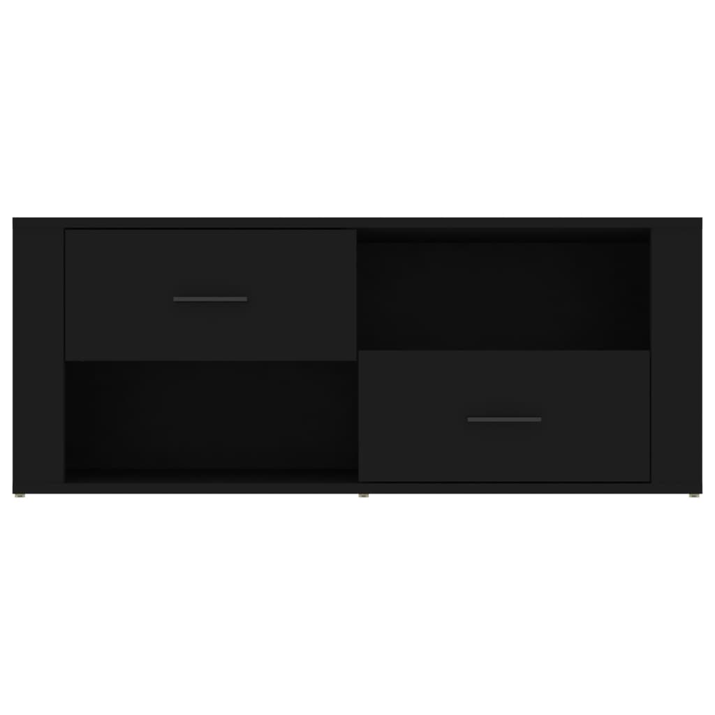 vidaXL TV skříňka černá 100 x 35 x 40 cm kompozitní dřevo
