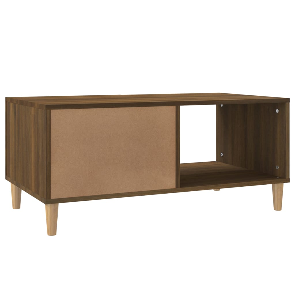 vidaXL Konferenční stolek hnědý dub 89,5 x 50 x 40 cm kompozitní dřevo