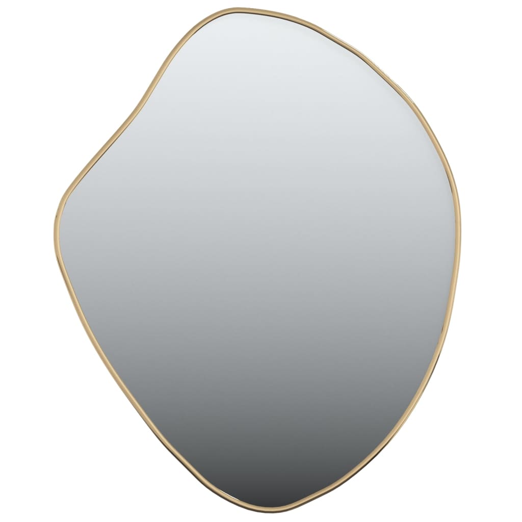 vidaXL Nástěnné zrcadlo zlaté 60 x 50 cm