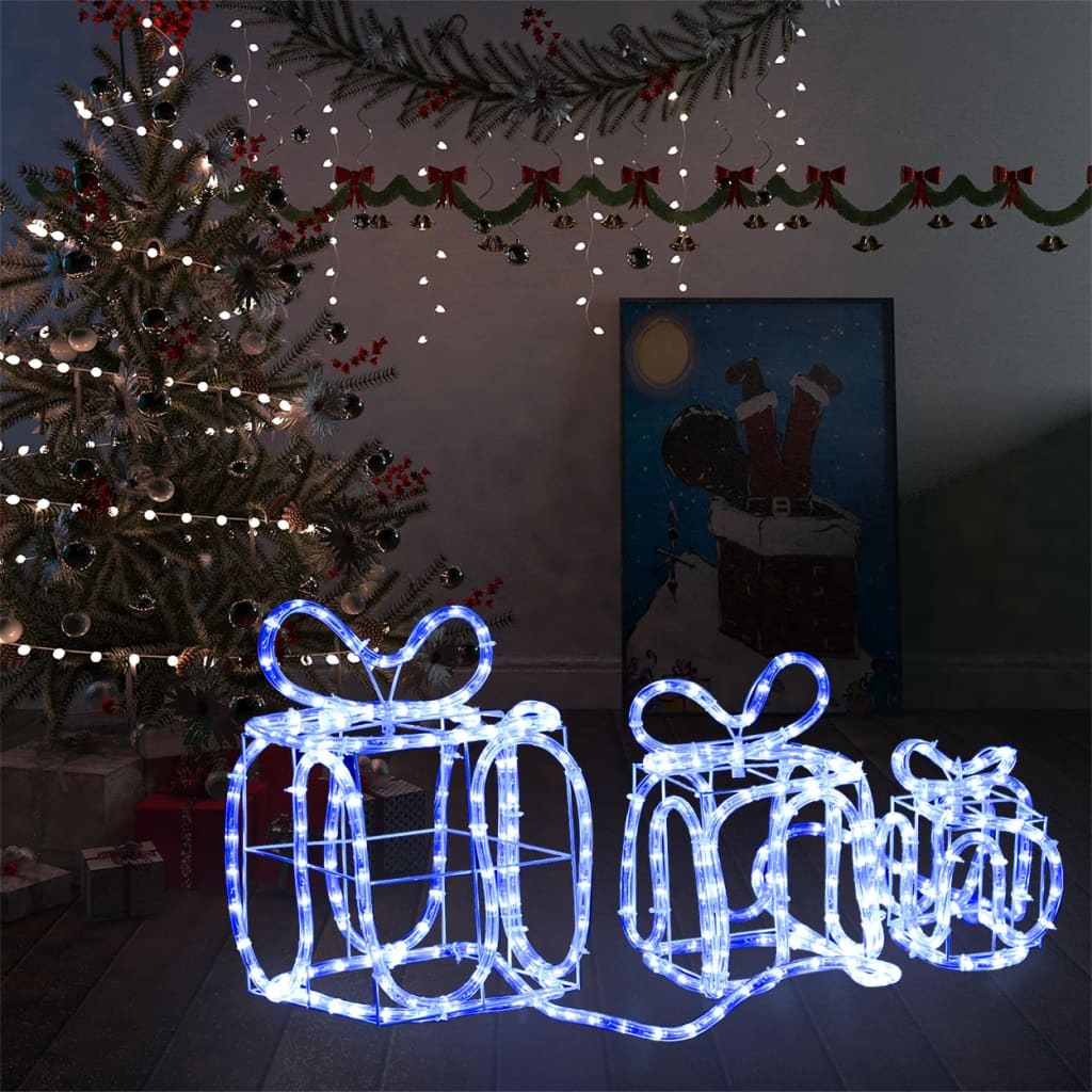 vidaXL Vánoční dekorativní dárečky 180 LED vnitřní i vnější dekorace
