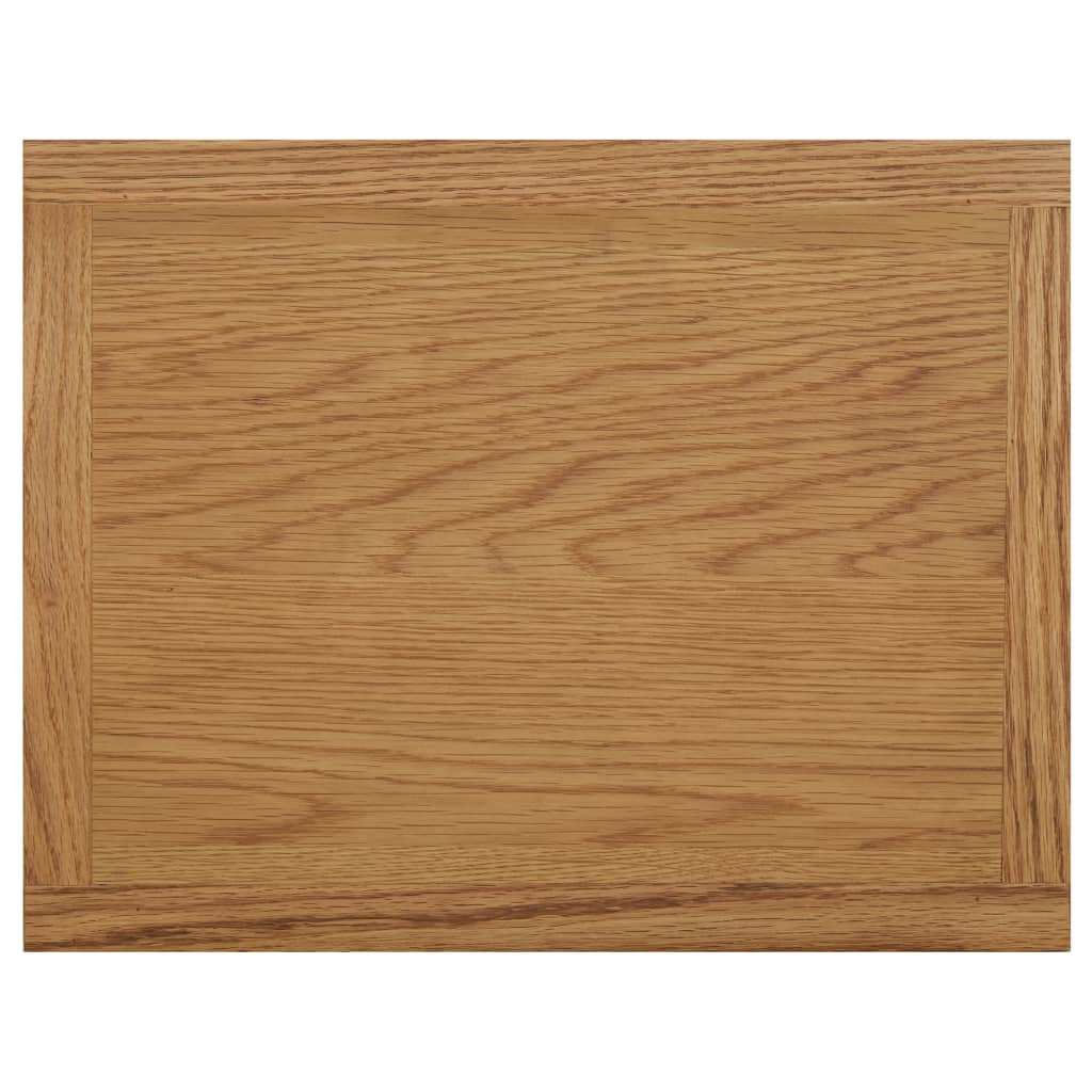 vidaXL Stolek na časopisy 45 x 35 x 55 cm masivní dubové dřevo