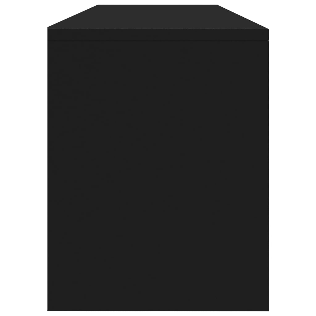 vidaXL TV stolek černý 120 x 30 x 37,5 cm dřevotříska