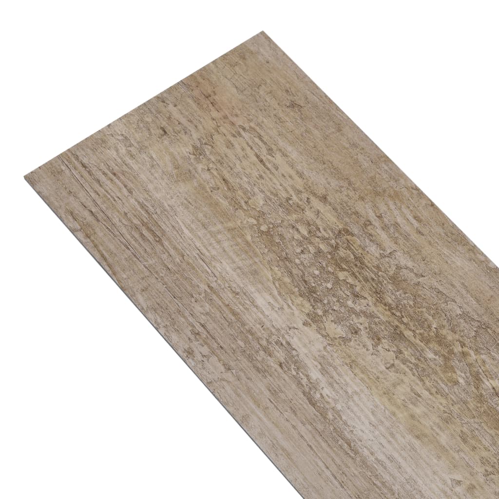 vidaXL Samolepicí podlahová krytina PVC 5,21 m² 2 mm bělené dřevo