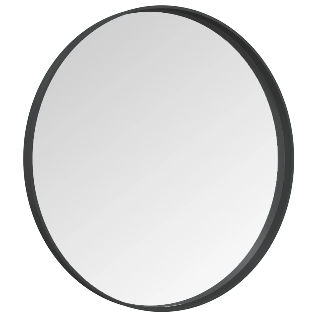 vidaXL Nástěnné zrcadlo černé 60 cm