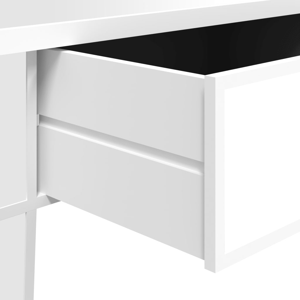 vidaXL Zrcadlový konferenční stolek 106x45x45 cm kompozitní dřevo sklo