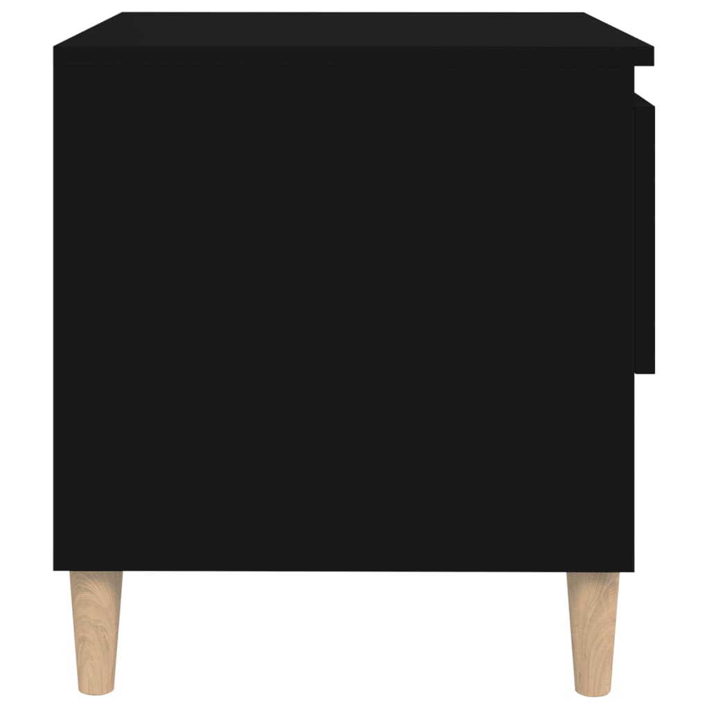 vidaXL Noční stolky 2 ks černé 50 x 46 x 50 cm kompozitní dřevo