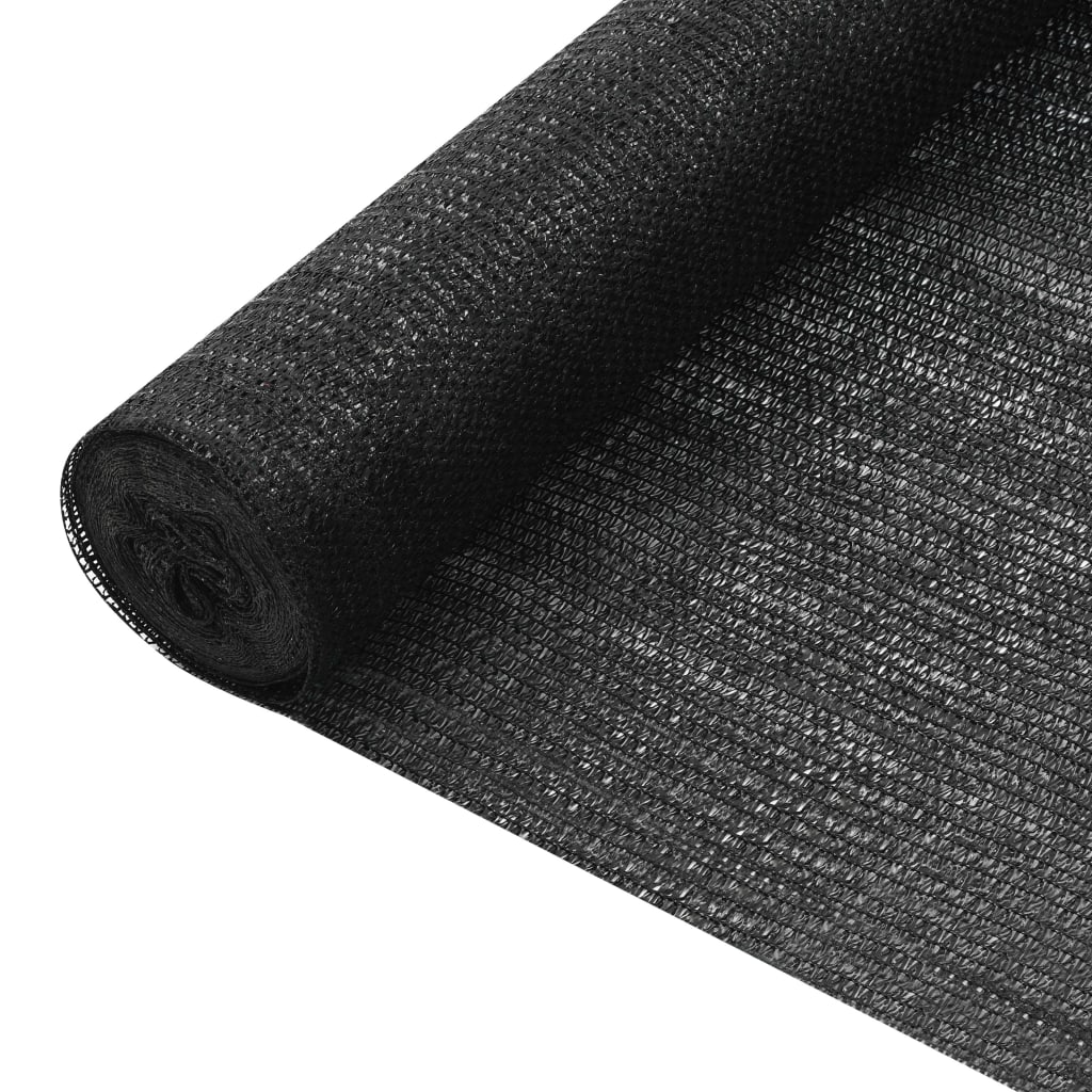 vidaXL Stínící tkanina černá 1,8 x 10 m HDPE 75 g/m²