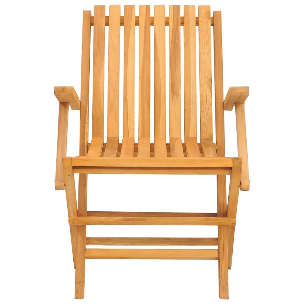 vidaXL Skládací zahradní židle 2 ks 61x67x90 cm masivní teakové dřevo