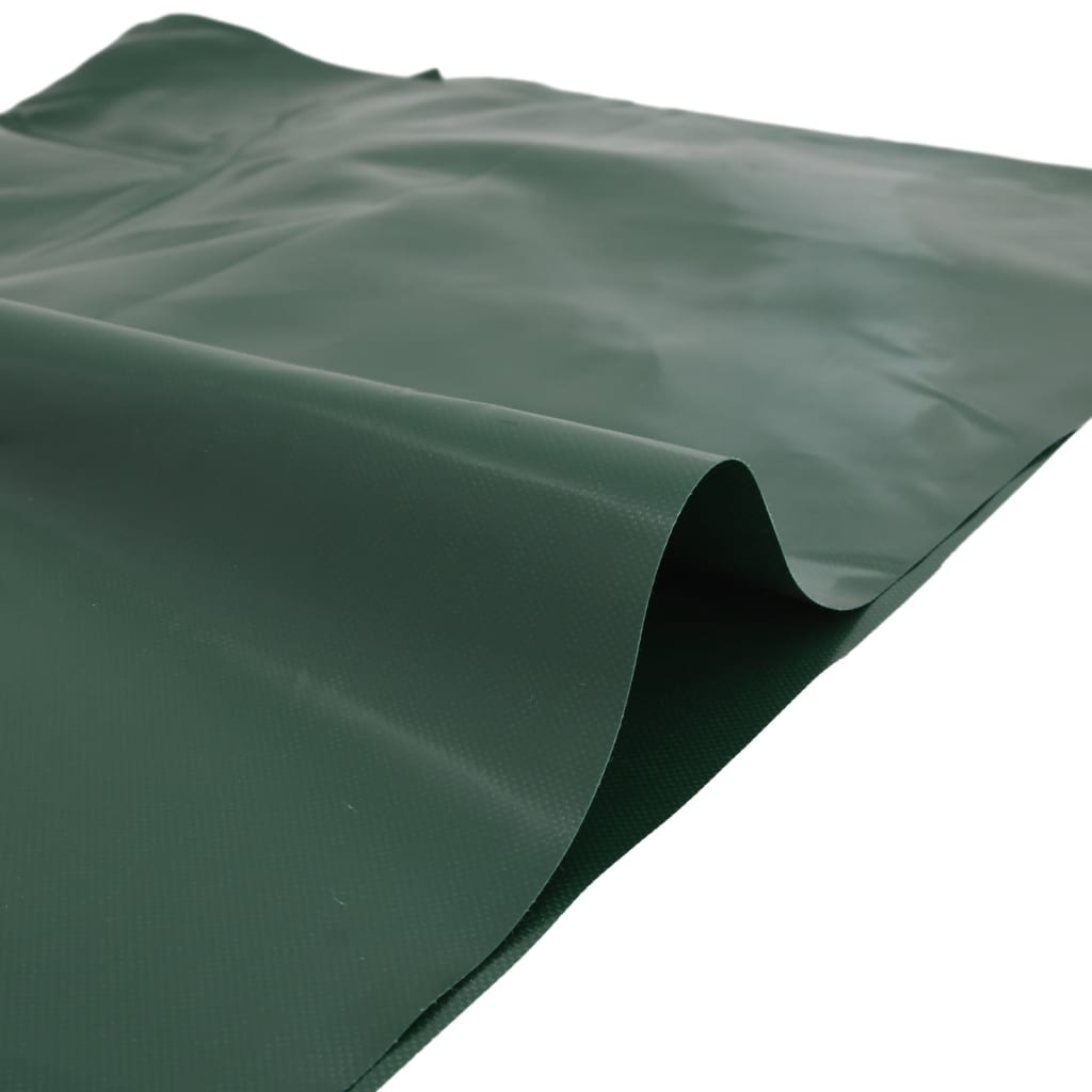 vidaXL Plachta zelená 1,5 x 6 m 650 g/m²