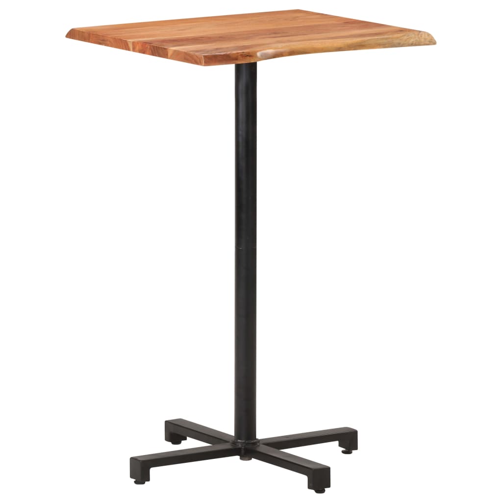 vidaXL Barový stůl s živou hranou 60 x 60 x 110 cm masivní akácie