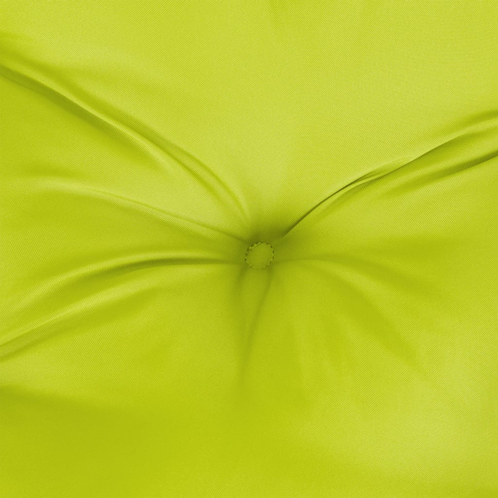 vidaXL Podušky na palety 2 ks jasně zelené textil