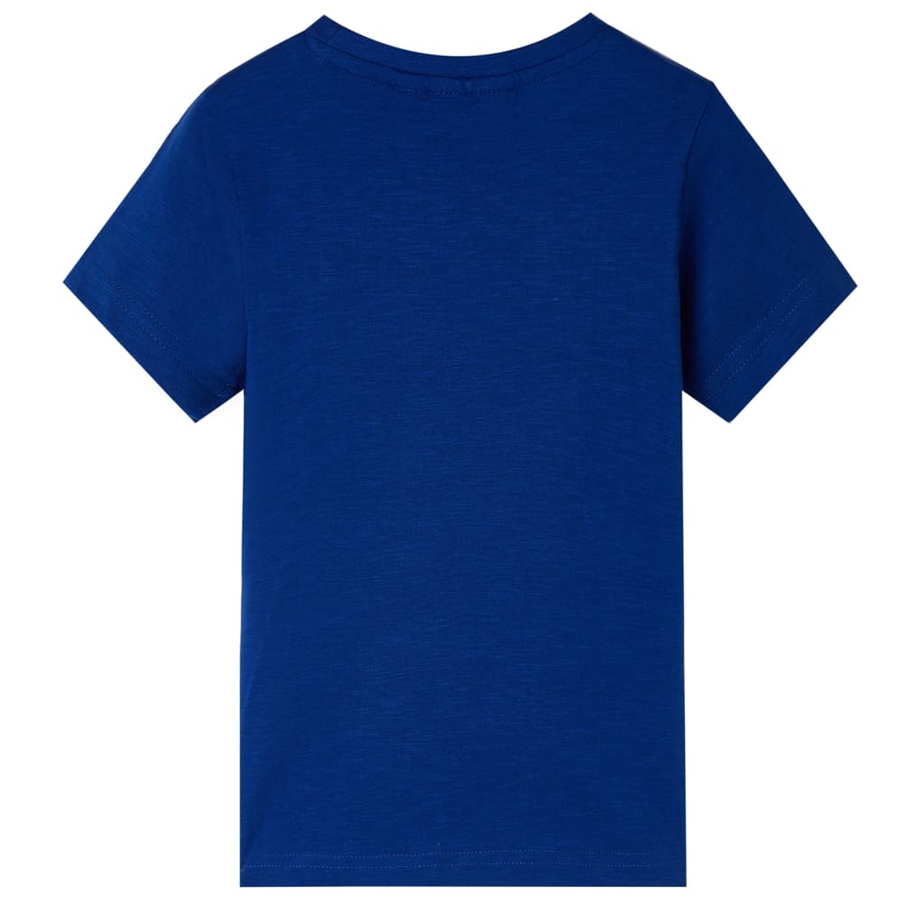 Dětské tričko s krátkým rukávem tmavě modré 104
