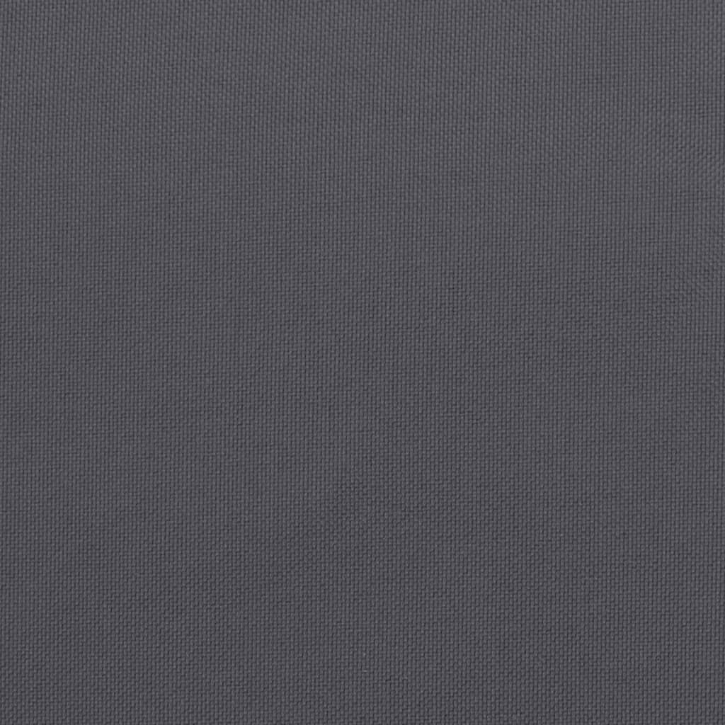 vidaXL Poduška na palety 50 x 50 x 12 cm šedá textil