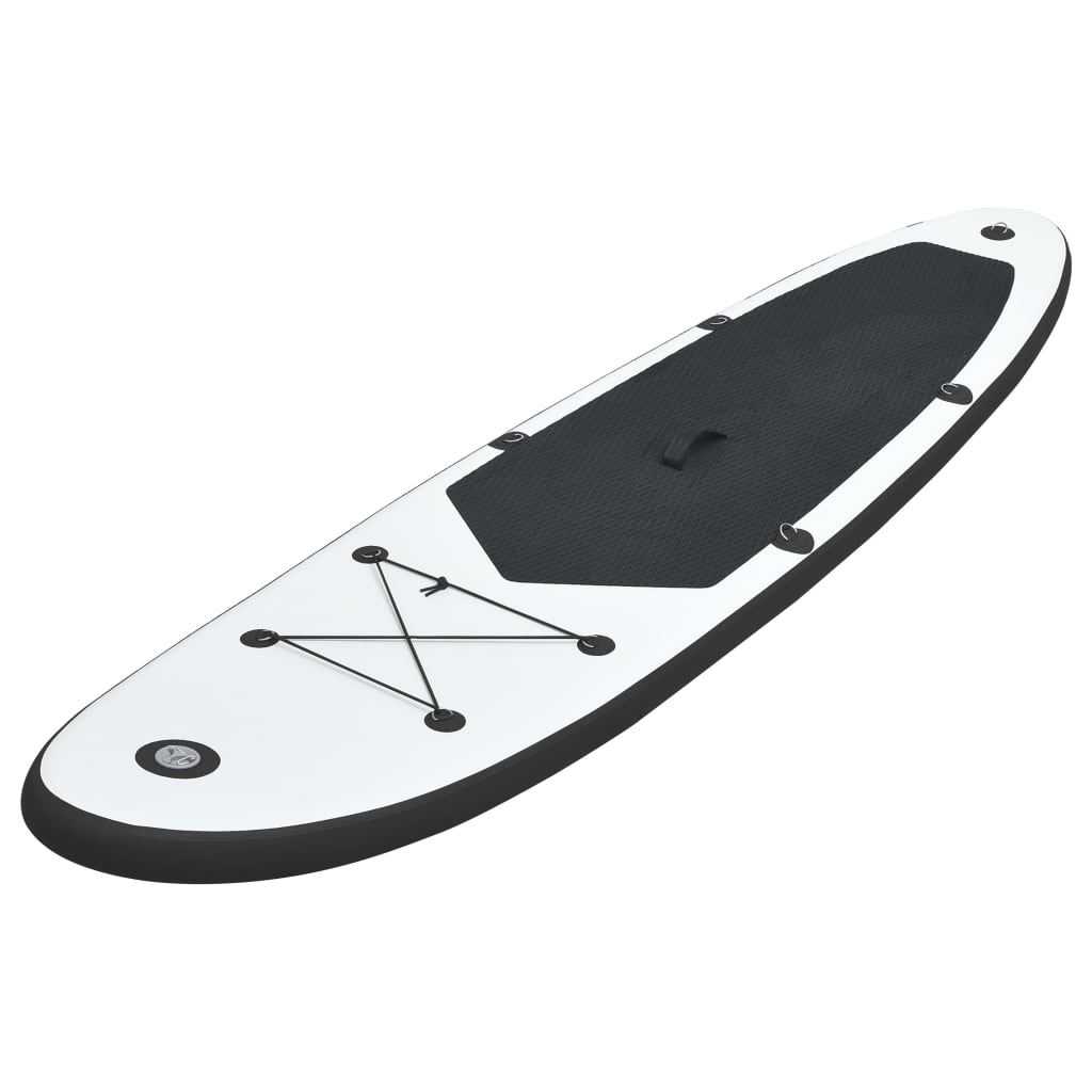 vidaXL Nafukovací SUP paddleboard černo-bílý