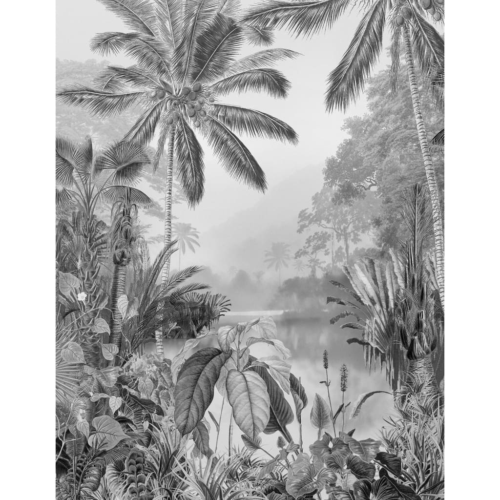 Komar Fototapeta Lac Tropical Black & White 200 x 270 cm