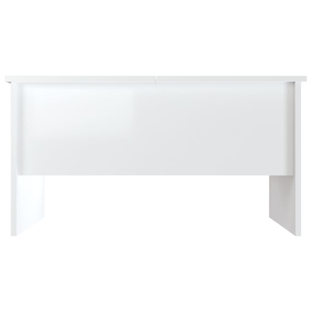 vidaXL Konferenční stolek lesklý bílý 80x50x42,5 cm kompozitní dřevo