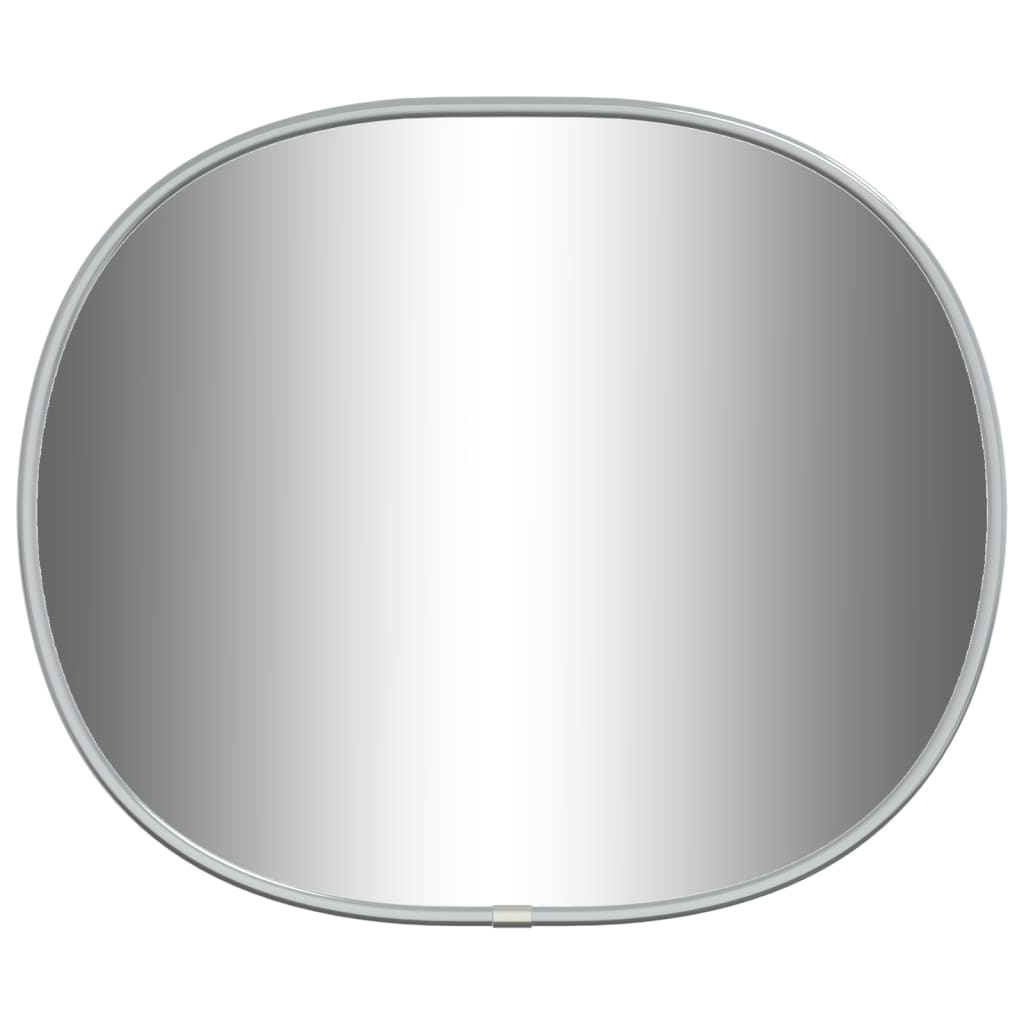 vidaXL Nástěnné zrcadlo stříbrné 30 x 25 cm