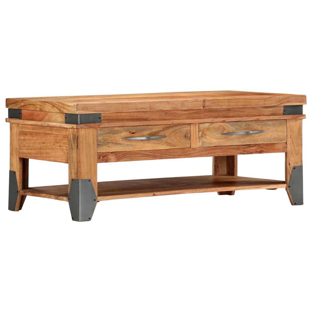 vidaXL Konferenční stolek 110 x 52 x 45 cm masivní akáciové dřevo