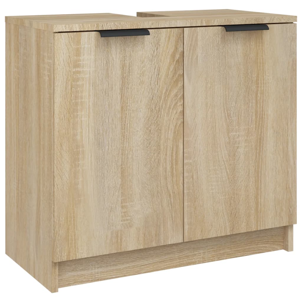 vidaXL Koupelnová skříňka dub sonoma 64,5x33,5x59 cm kompozitní dřevo
