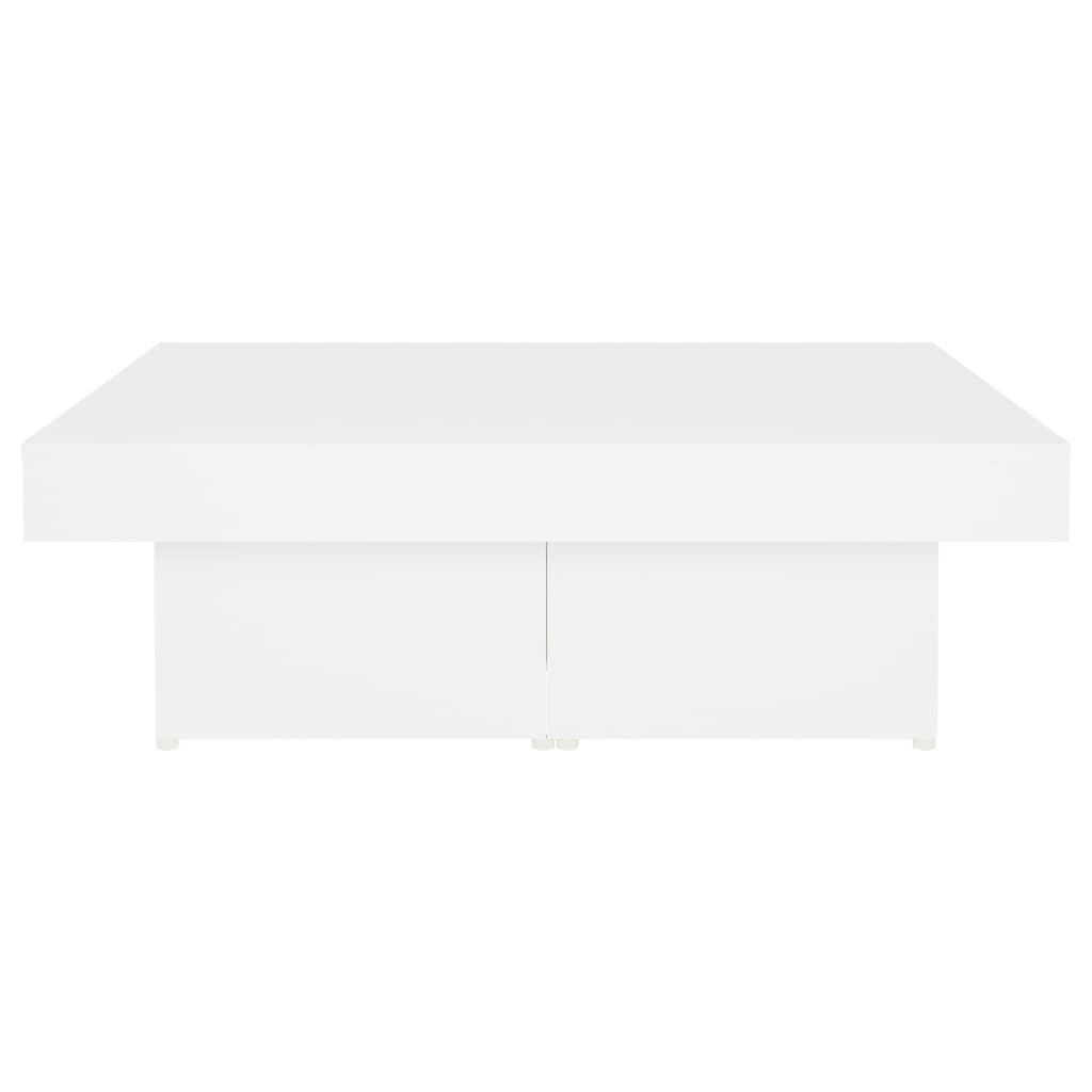 vidaXL Konferenční stolek bílý 90 x 90 x 28 cm dřevotříska