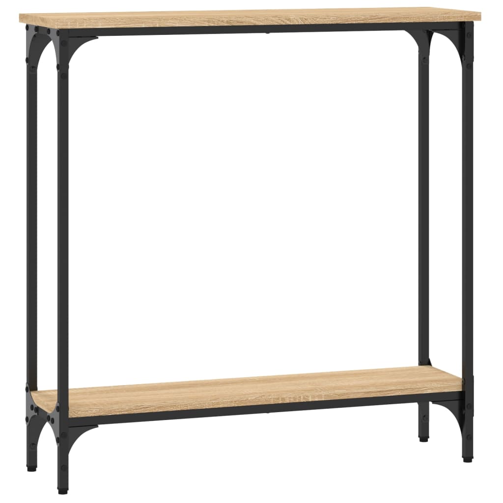 vidaXL Konzolový stolek dub sonoma 75 x 22,5 x 75 cm kompozitní dřevo