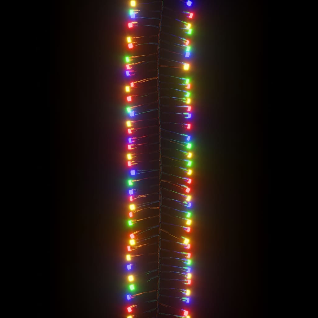 vidaXL Světelný LED řetěz trs s 1 000 LED diodami vícebarevný 11 m PVC