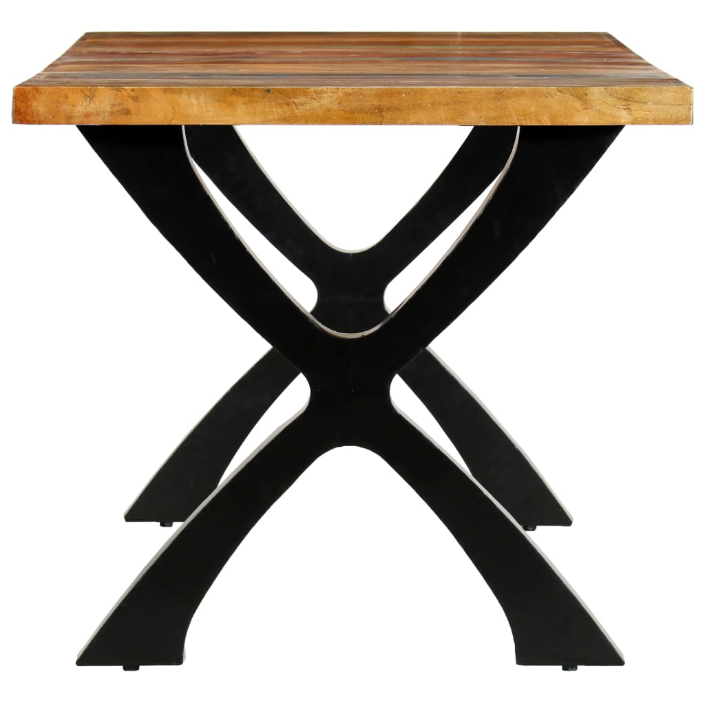 vidaXL Jídelní stůl 180 x 90 x 76 cm masivní recyklované dřevo