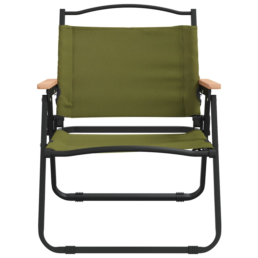 vidaXL Kempingové židle 2 ks zelené 54 x 43 x 59 cm oxfordská látka