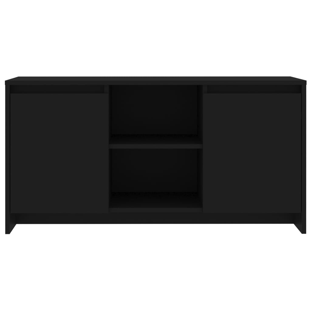 vidaXL TV skříňka černá 102 x 37,5 x 52,5 cm kompozitní dřevo