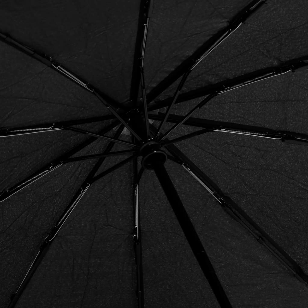 vidaXL Automatický skládací deštník černý 104 cm