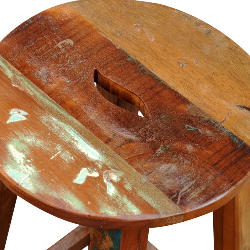 vidaXL Barová stolička masivní recyklované dřevo