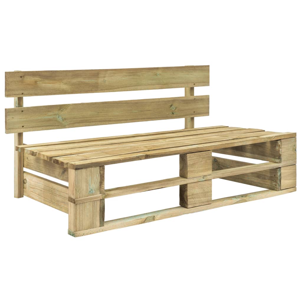 vidaXL Zahradní lavice z palet dřevo