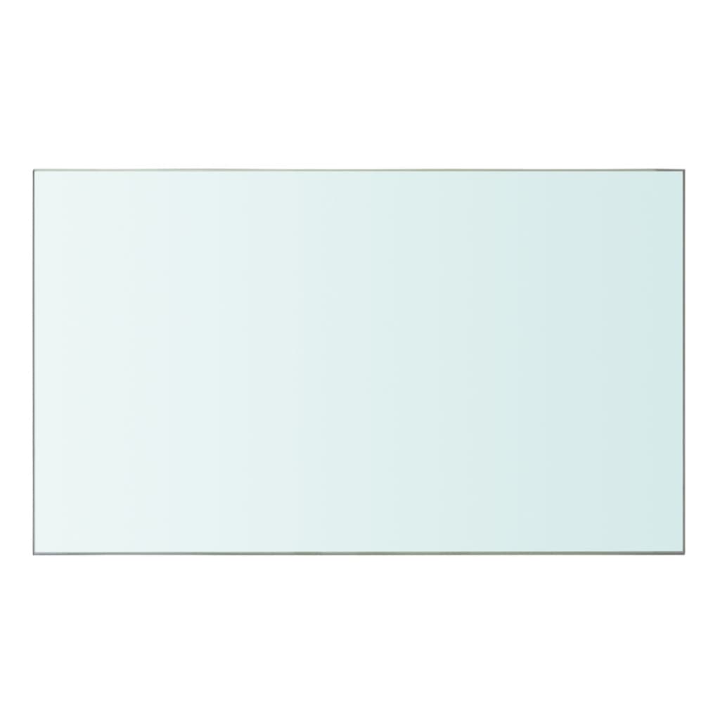 vidaXL Policová deska sklo čiré 50x30 cm