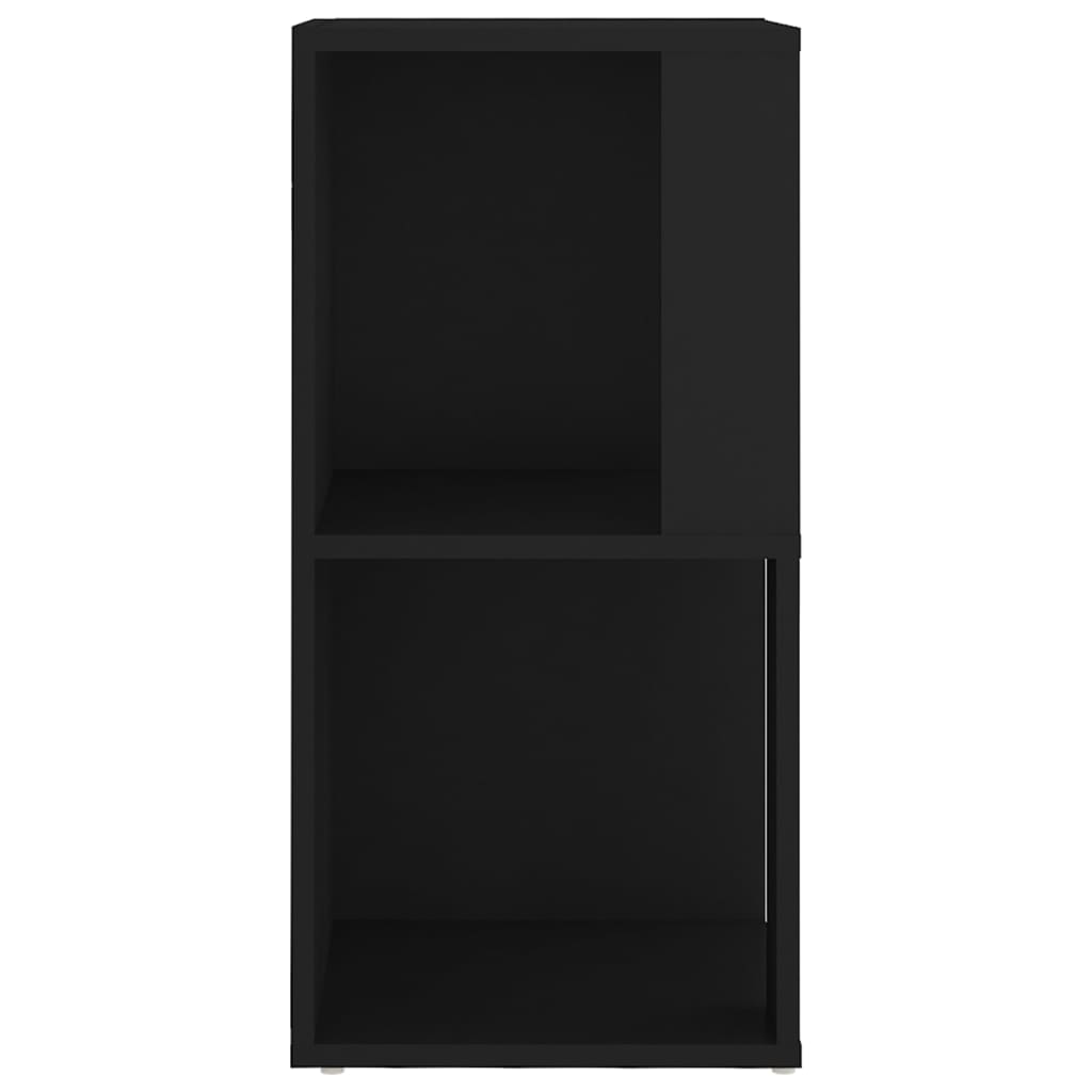 vidaXL Rohová skříňka černá 33 x 33 x 67 cm dřevotříska