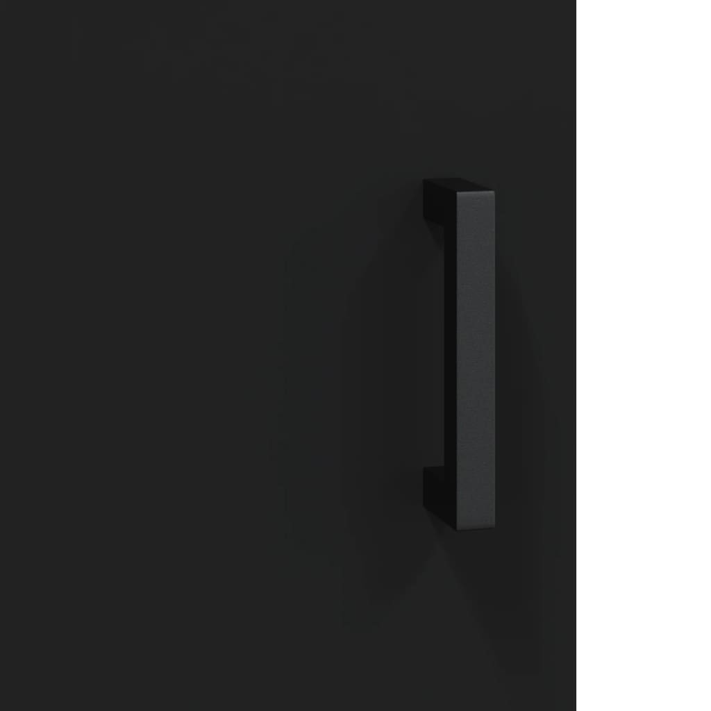 vidaXL Skříň highboard černá 69,5 x 34 x 180 cm kompozitní dřevo