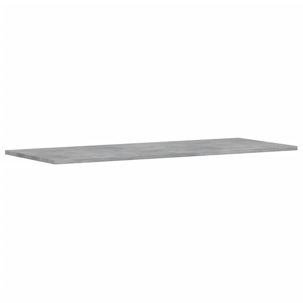 vidaXL Přídavné police 4 ks betonově šedé 100x40x1,5 cm dřevotříska