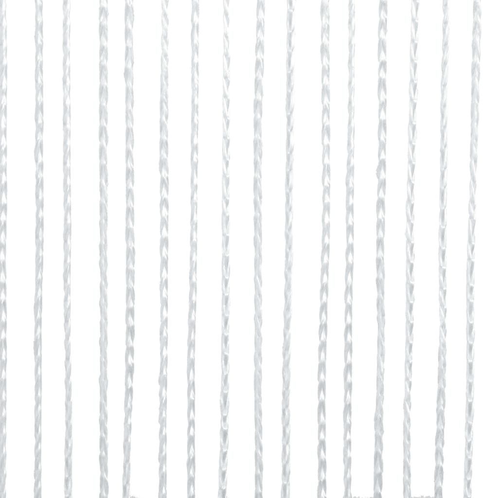 vidaXL Provázkové záclony, 2 ks, 100x250 cm, bílá
