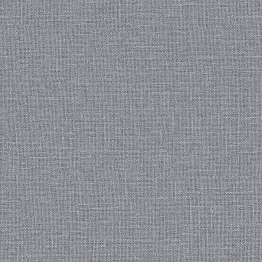 vidaXL Zvedací masážní křeslo světle šedé textil