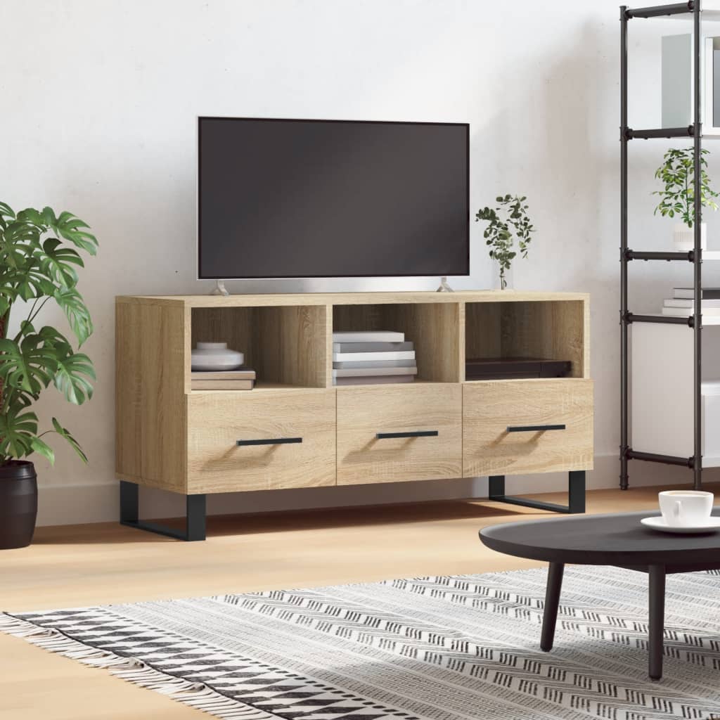 vidaXL TV skříňka dub sonoma 102 x 36 x 50 cm kompozitní dřevo
