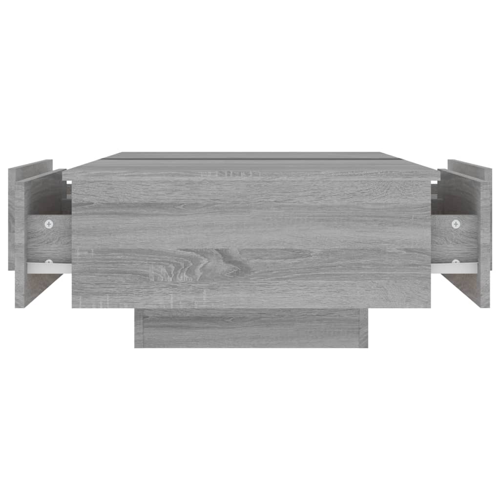 vidaXL Konferenční stolek šedý sonoma 90 x 60 x 31 cm kompozitní dřevo
