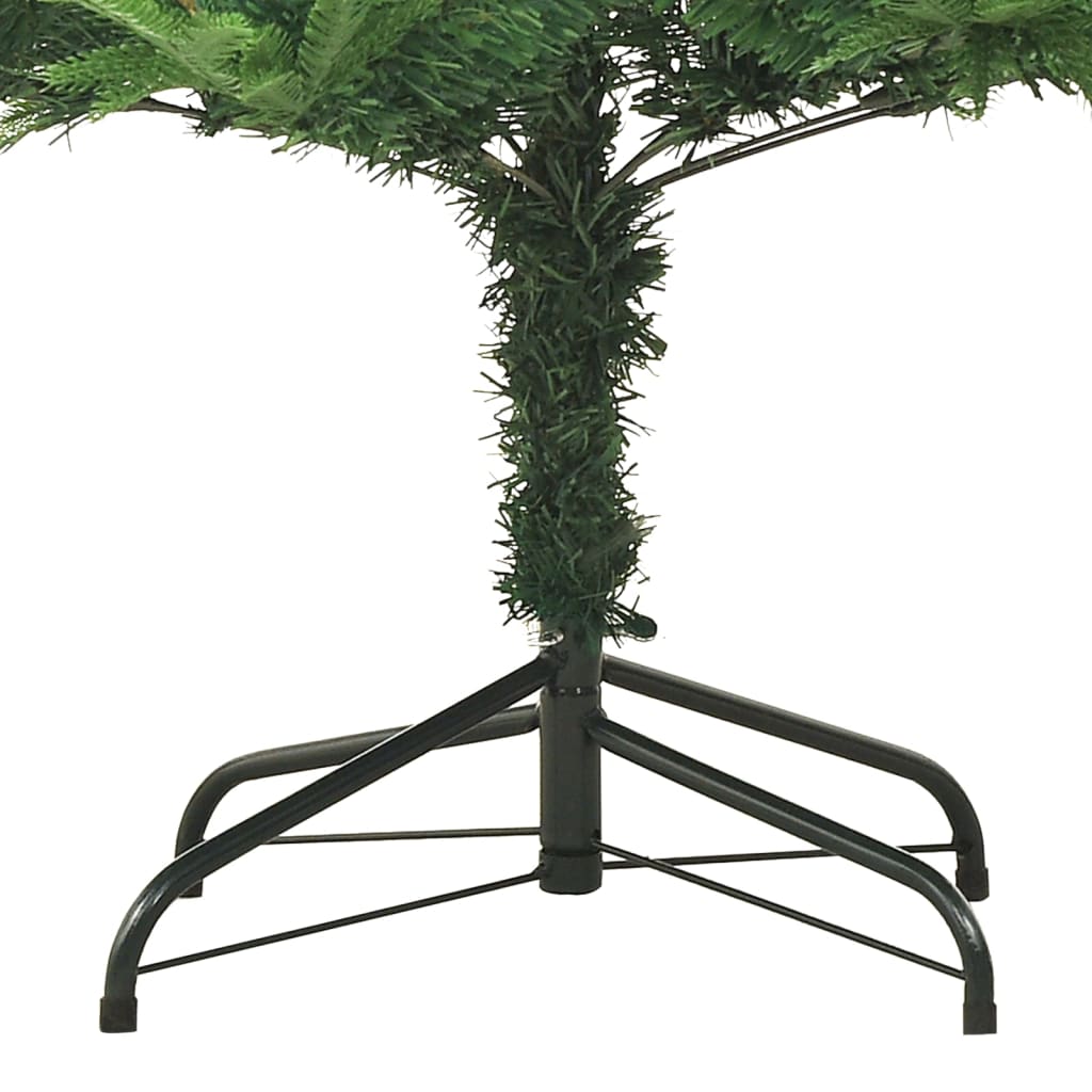 vidaXL Umělý vánoční stromek zelený 240 cm PVC a PE