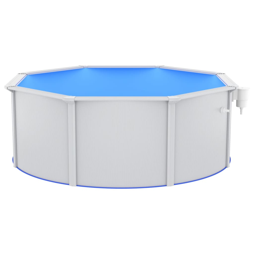 vidaXL Bazén s pískovým filtračním čerpadlem a žebříkem 360 x 120 cm