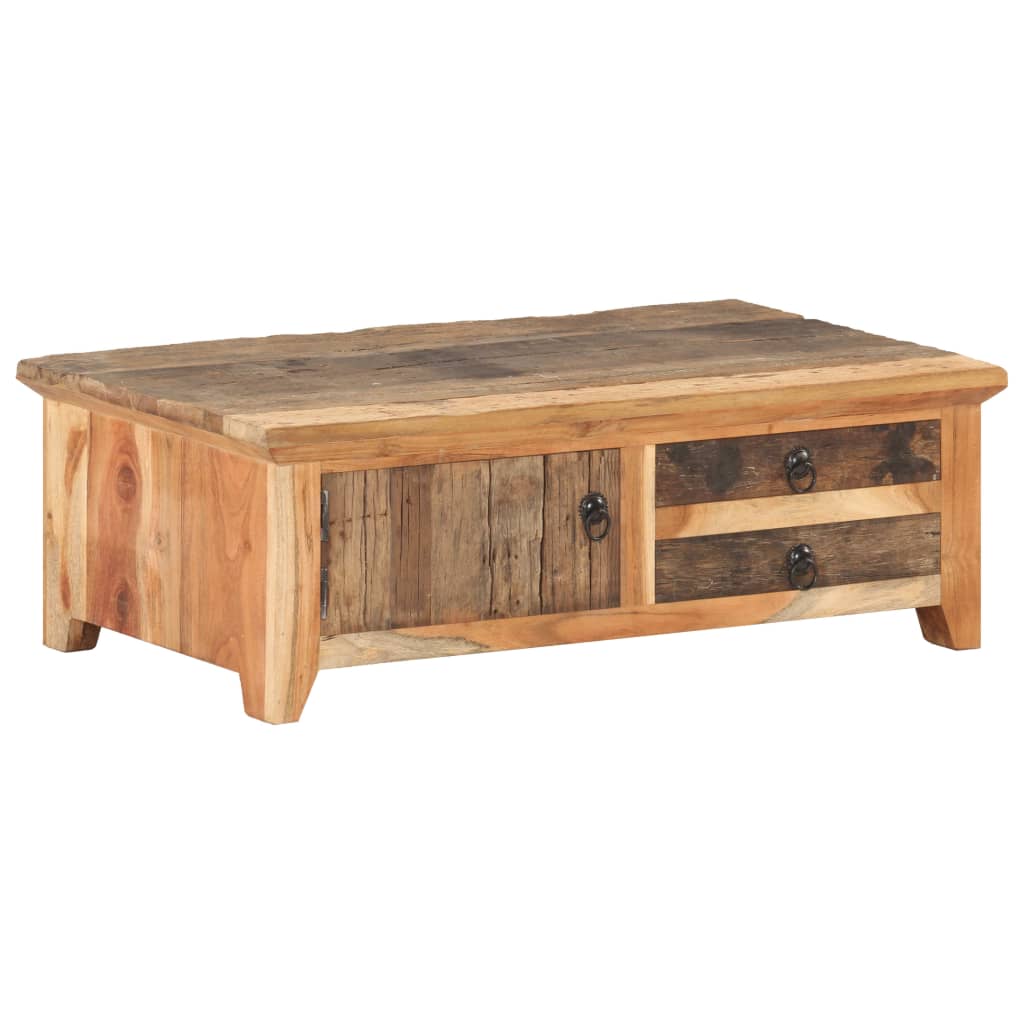 vidaXL Konferenční stolek 90 x 50 x 31 cm masivní recyklované dřevo
