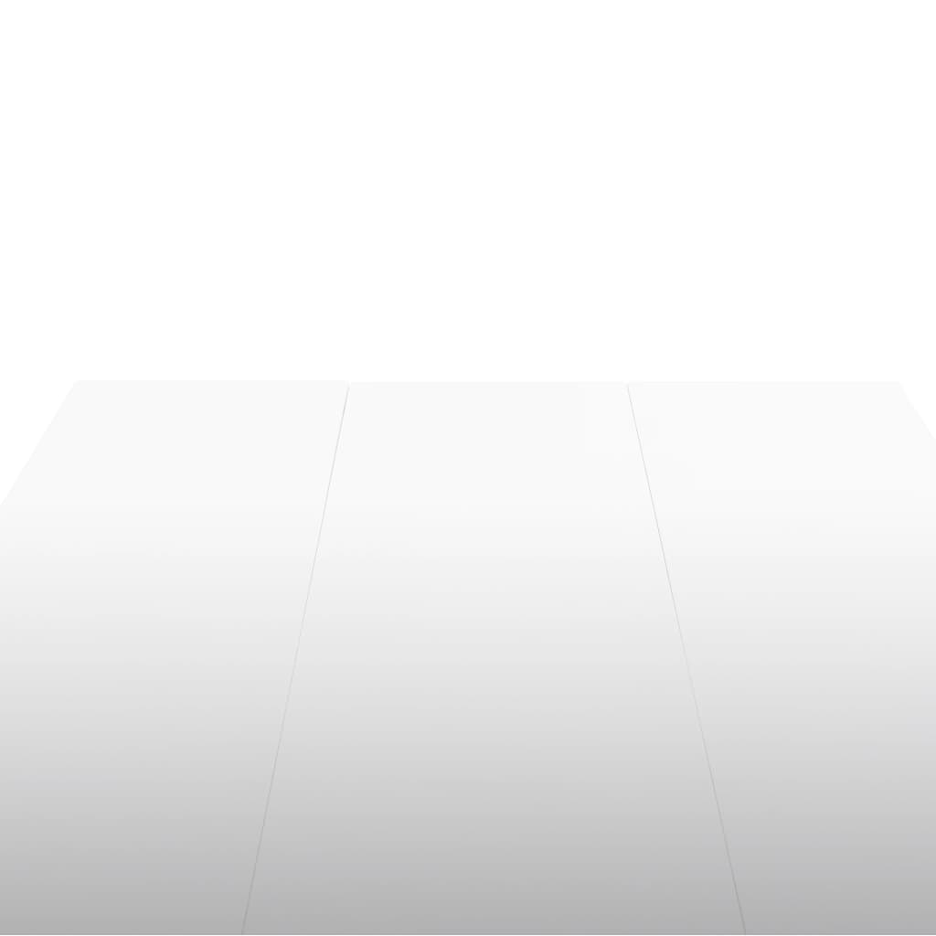 vidaXL Jídelní stůl 179 x 89 x 81 cm vysoký lesk bílý
