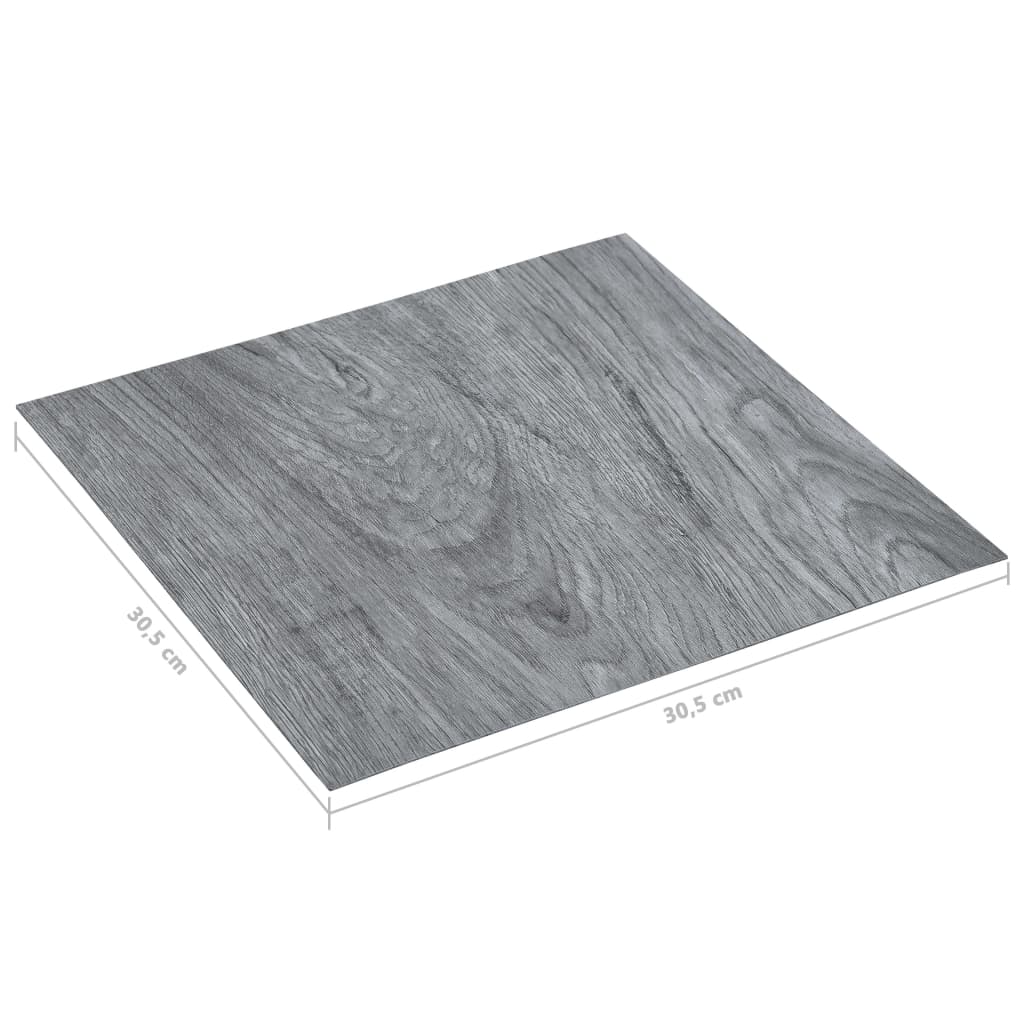 vidaXL Samolepicí podlahové desky 5,11 m² PVC světle šedé