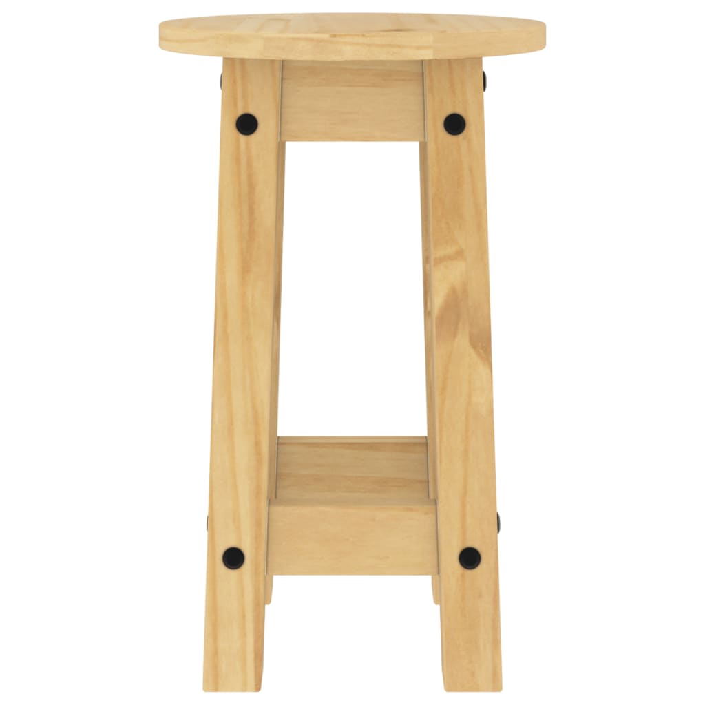 vidaXL Barové stoličky 2 ks masivní borové dřevo